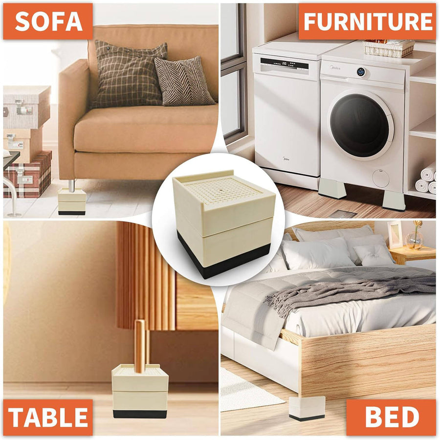 Sleepwyn Furniture Riser Pads (4 Pcs)