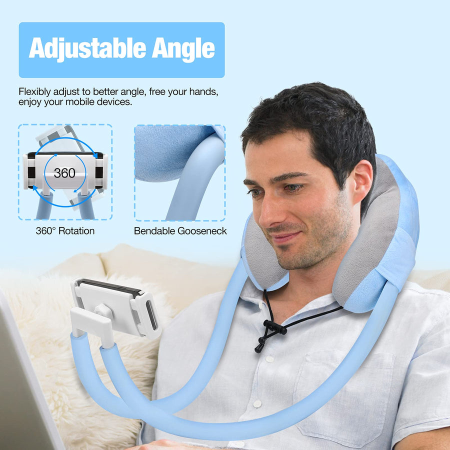 Sleepwyn Adjustable Neck Phone Stand & Travel Pillow