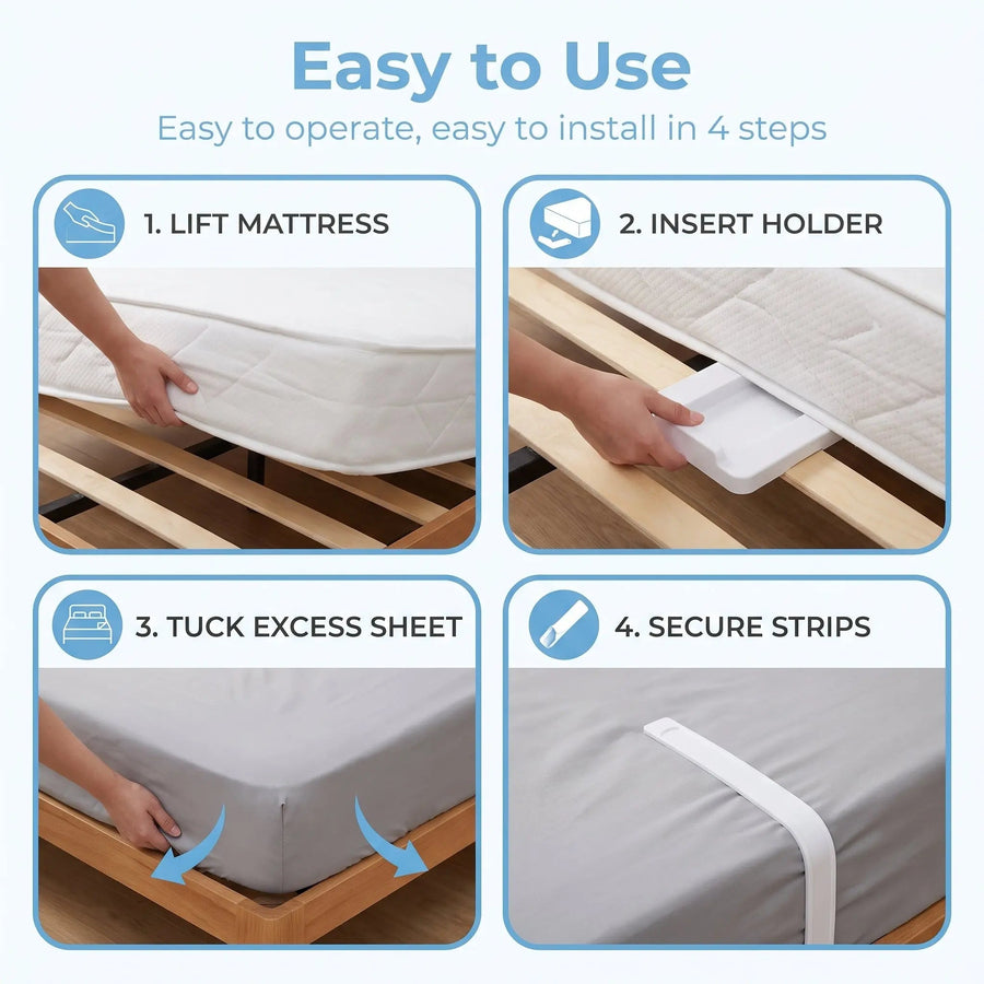 Sleepwyn Sheet Gripper Straps (4 Pcs)
