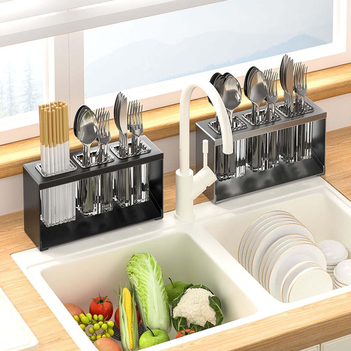 Sleepwyn Countertop Utensil Drainer