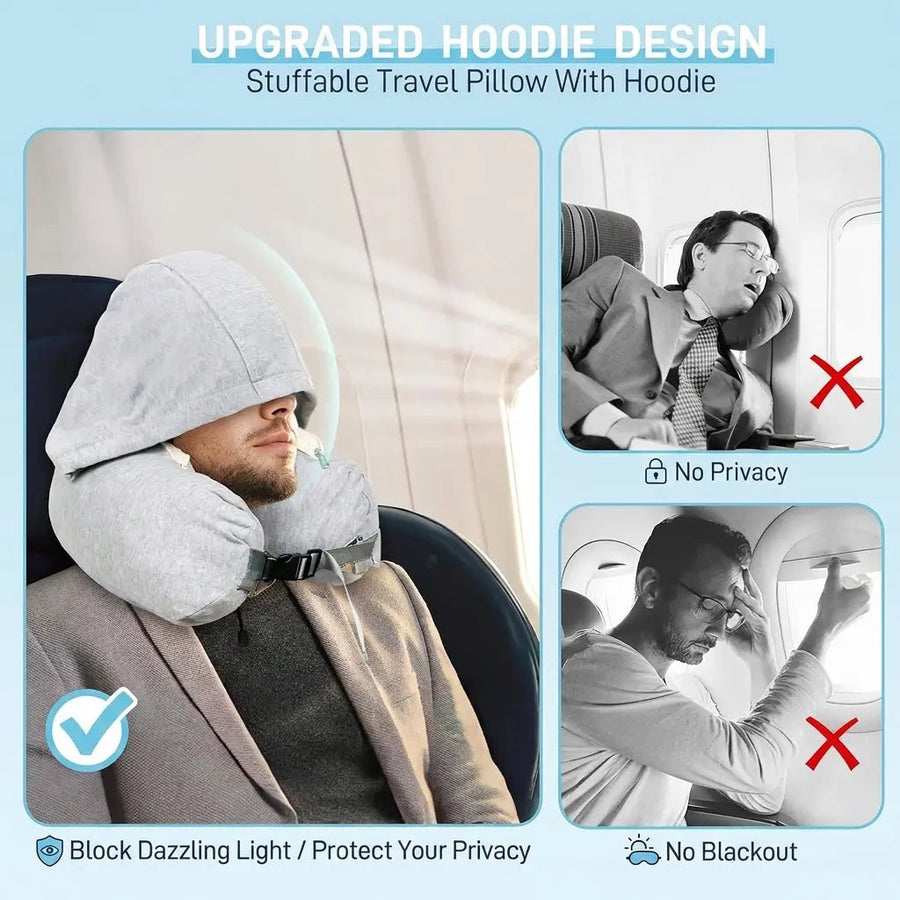 Sleepwyn Stuffable Hooded Travel Pillow