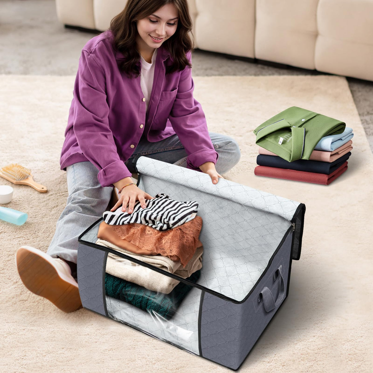 Sleepwyn Quilt Storage Organizer (2Pcs)