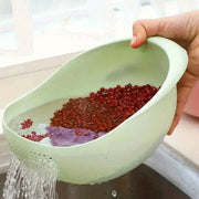 Sleepwyn Plastic Rice Sieve Colander (2Pcs)