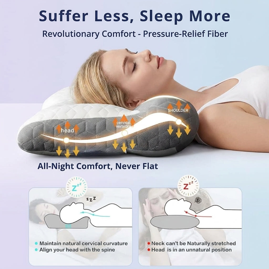Sleepwyn Dual Firmness Ergonomic Contour Pillow