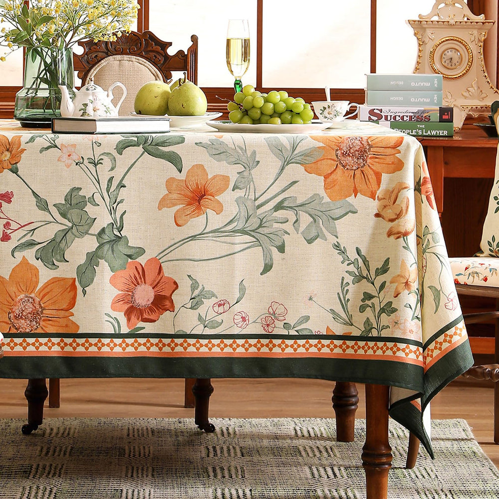 Sleepwyn Vintage Floral Tablecloth