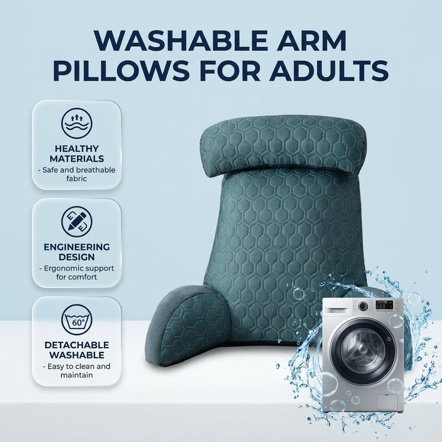 Sleepwyn Reading Lounge Cushion with Side Pockets