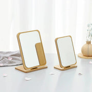 Sleepwyn Folding Wooden Makeup Mirror
