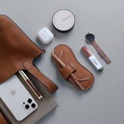Sleepwyn Slim Leather Glasses Case Portable Sleeve