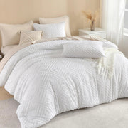 Sleepwyn Luxury Tufted Duvet Cover Set (3 Pcs)