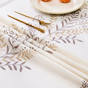 Sleepwyn Linen Style Embroidered Tablecloth