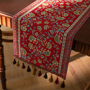 Sleepwyn Plant Tassel Table Runner