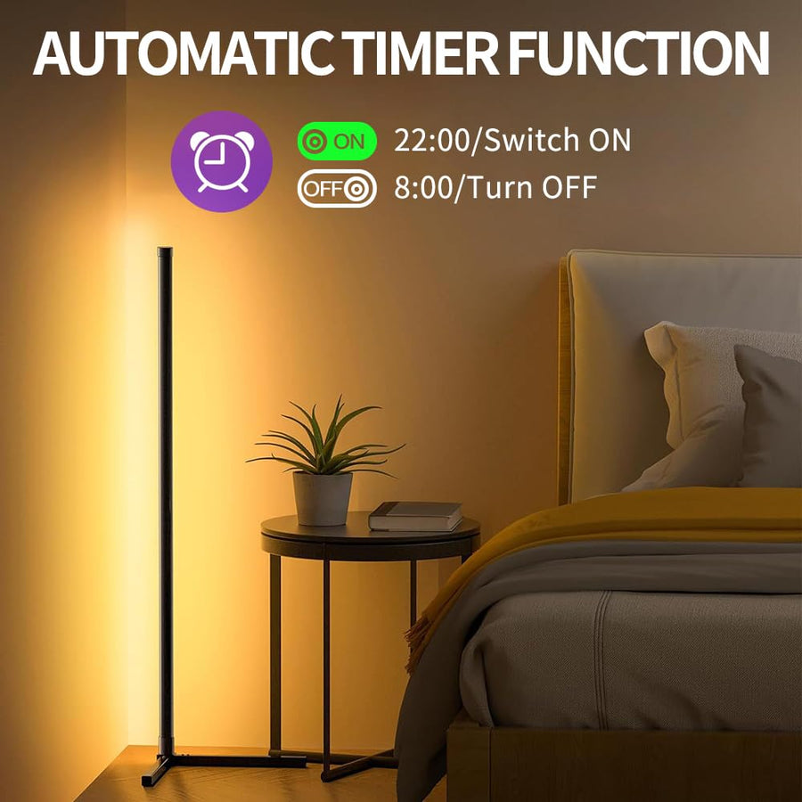 Sleepwyn RGB LED Corner Floor Lamp