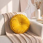 Sleepwyn Pleated Pumpkin Throw Pillow