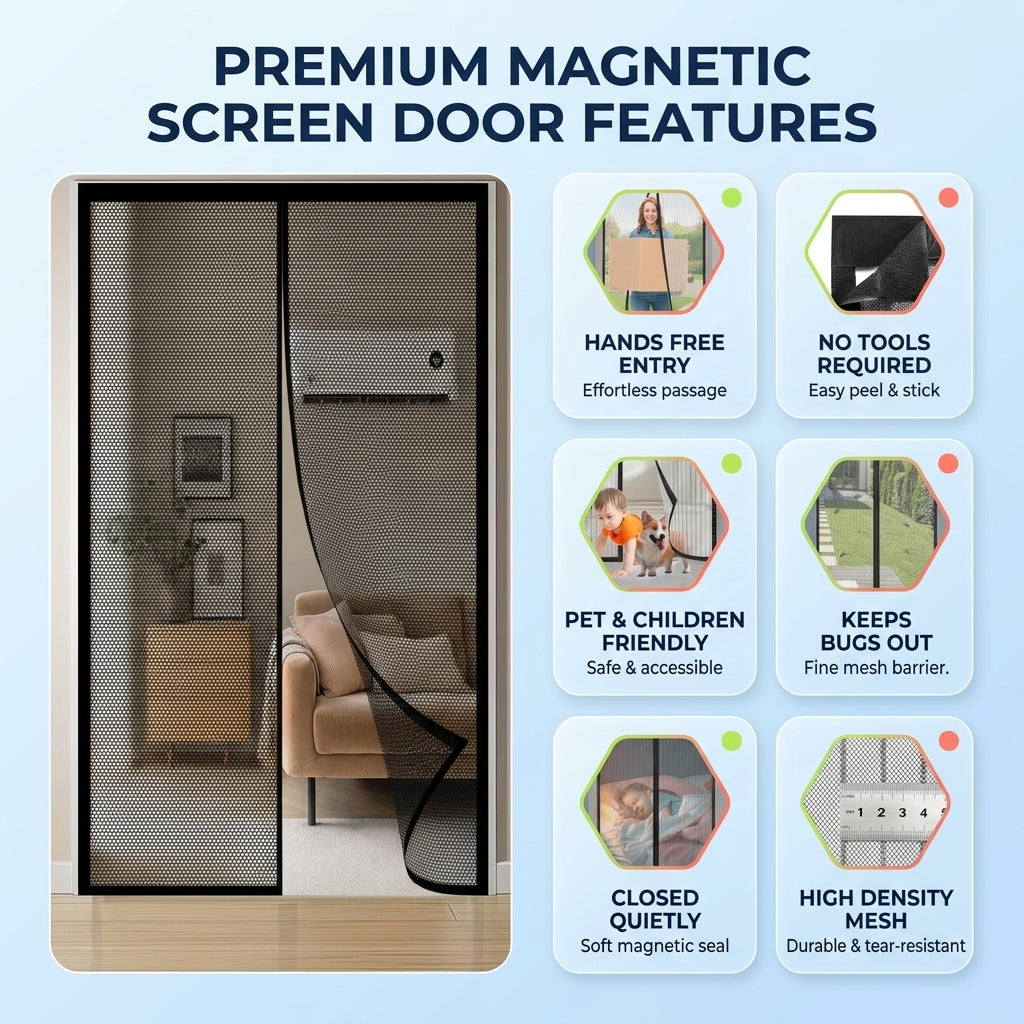 Sleepwyn Magnetic Screen Door