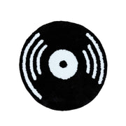 Retro Vinyl Record Tufted Round Rug