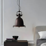 Industrial Black Metal Pot Shape Hanging Pendant Light