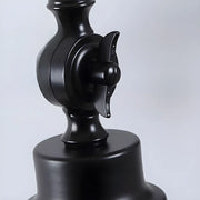 Industrial Cone Iron Outdoor Black Mini Wall Sconce