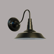 Industrial Gooseneck Black LED Metal Wall Sconce