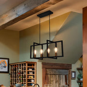 Industrial Metal Cage Kitchen Island Pendant Light