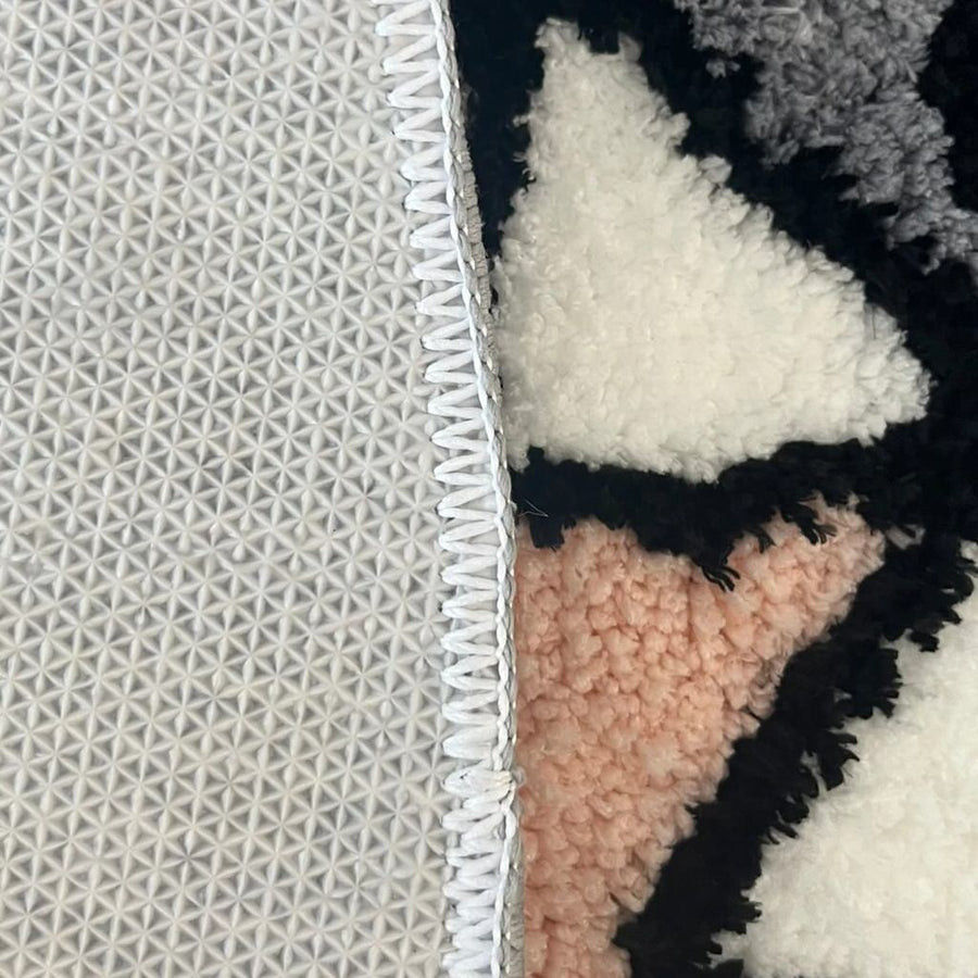 Kawaii Angry Shark Tufted Accent Rug