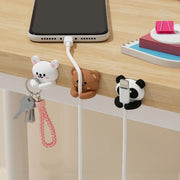 Kawaii Brown Bear Cable Organizer Clips (Set of 2)