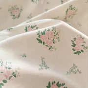 Kawaii Grandma Pink Plaid Bedding Duvet Cover Set