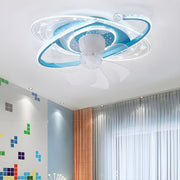 Kids Room Exquisite Oval Galaxy Ceiling Fan with Light