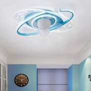 Kids Room Exquisite Oval Galaxy Ceiling Fan with Light