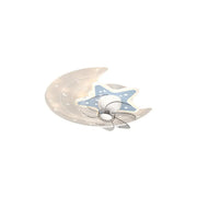 Kids Room Star and Moon Dimming Ceiling Fan with Light