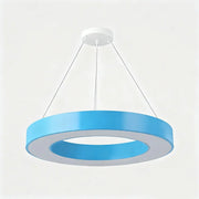 Kindergarten Colorful Circular Ring LED Pendant Light