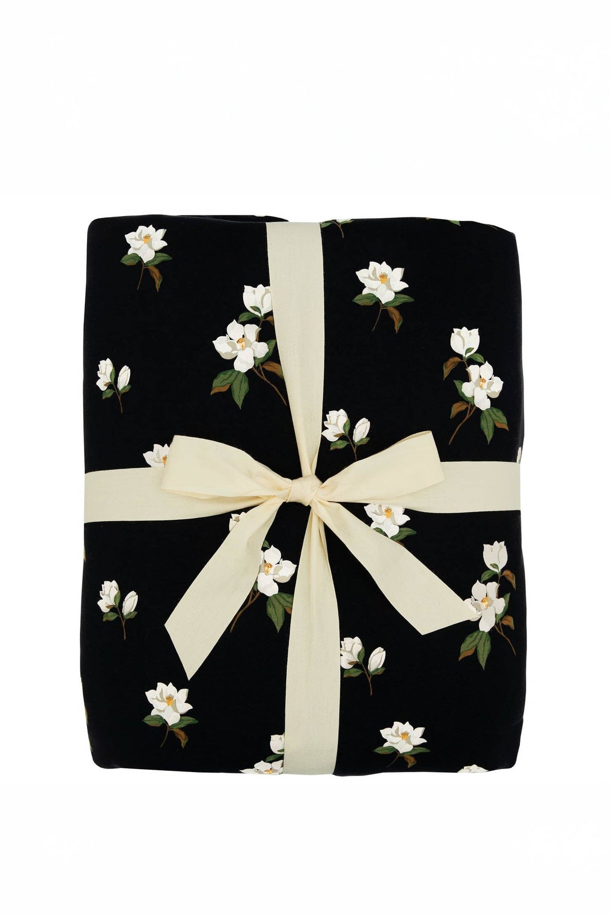 Throw Blanket in Big Midnight Magnolia 2.5