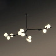 Large Modern Gold Branch Globe Chandelier Dining Room