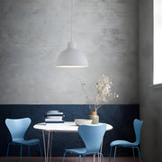 Living Room Adjustable Dome Aluminum Cord Pendant Light