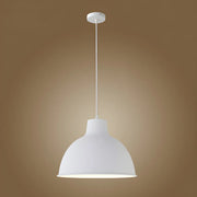 Living Room Adjustable Dome Aluminum Cord Pendant Light