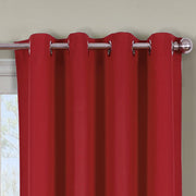 Luxor Heavyweight 100% Cotton Room-Darkening Grommet Curtains Single Panel