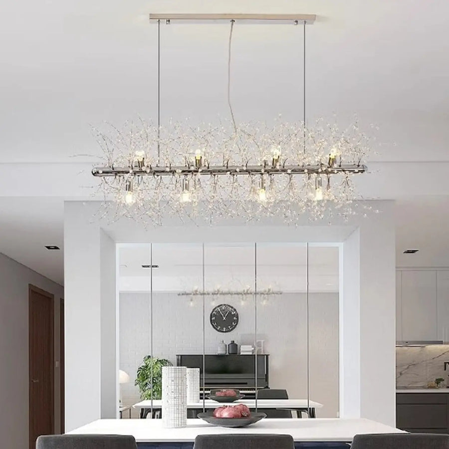 Luxurious Crystal Branch Island Chandelier Light