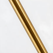 Luxurious Drum Shade Gold Metal LED Floor Lamp