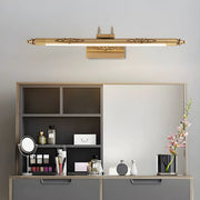 Luxurious Gold Geometric LED Bathroom Vanity Light
