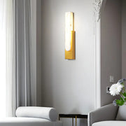 Luxury Black Rectangle Dimmable Bedroom Wall Sconce