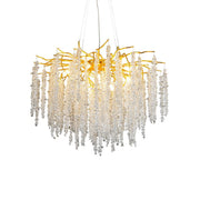 Luxury Cascading Crystal Chandelier Adjustable Height
