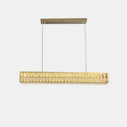 Luxury Crystal Rectangular Dining Island Pendant Light