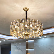 Luxury Crystal Round Chandelier for Living Room