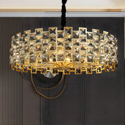 Luxury Crystal Round Chandelier for Living Room