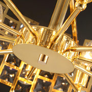 Luxury Crystal Round Chandelier for Living Room