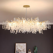 Luxury Gold Tree Branch Island Chandelier Light
