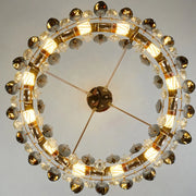 Luxury Modern Crystal Oval Round Living Room Chandelier