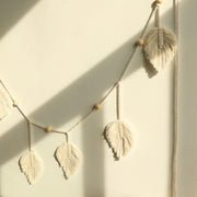 Macrame Leaf Tassels Wall Hanging Decor