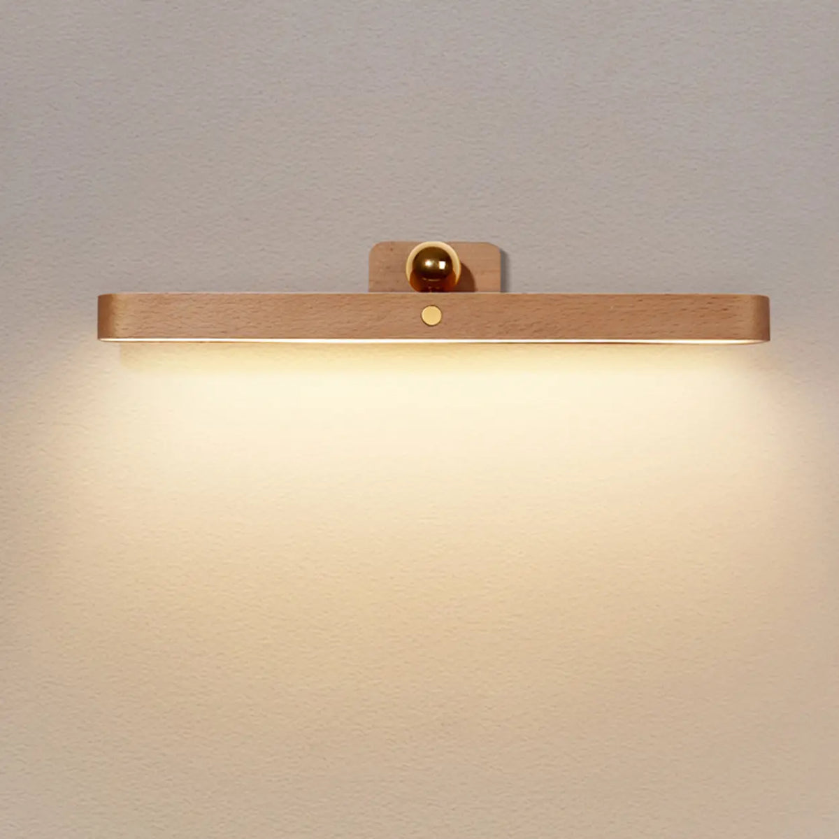 Magnetic Rotatable Wood Linear Vanity Wall Light