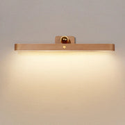 Magnetic Rotatable Wood Linear Vanity Wall Light