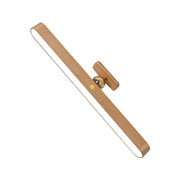 Magnetic Rotatable Wood Linear Vanity Wall Light